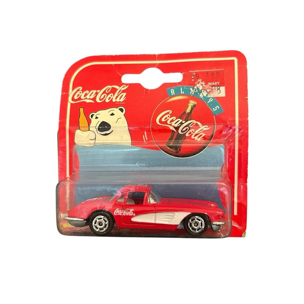 Coca~Cola 200 Series 1958 Chevrolet Corvette Red‎ 1:68 1997
